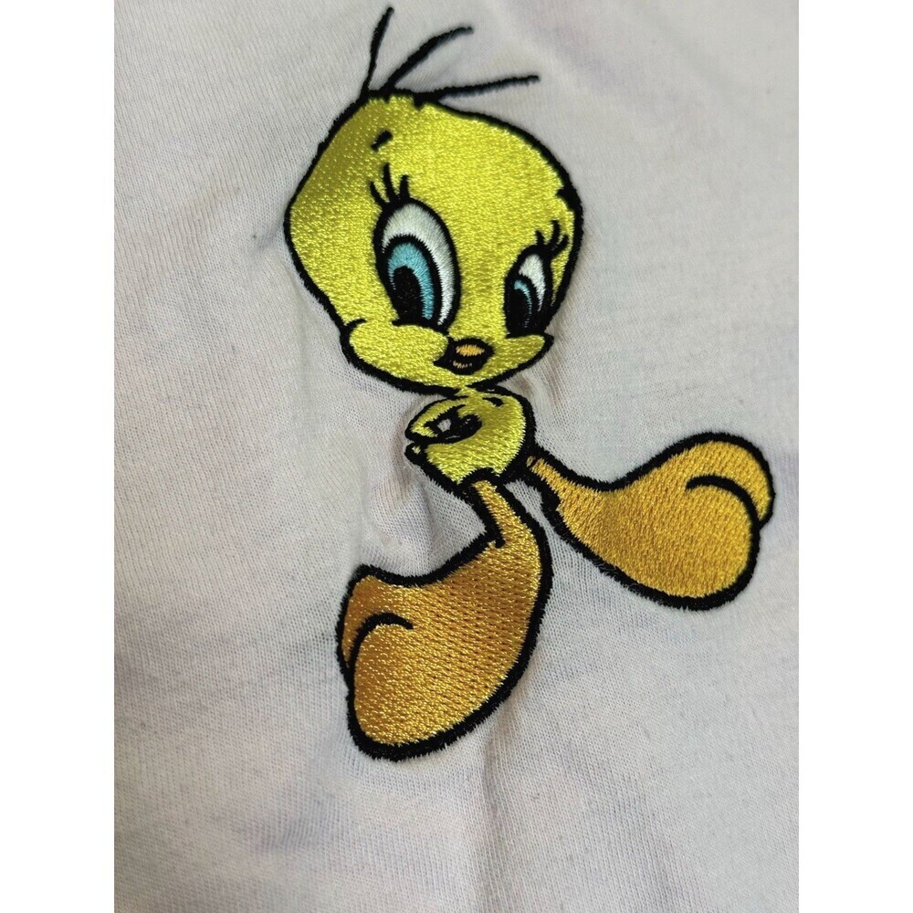 Looney Tunes Tweety Pink Graphic T Shirt Youth L 11 13 Cartoon Tee